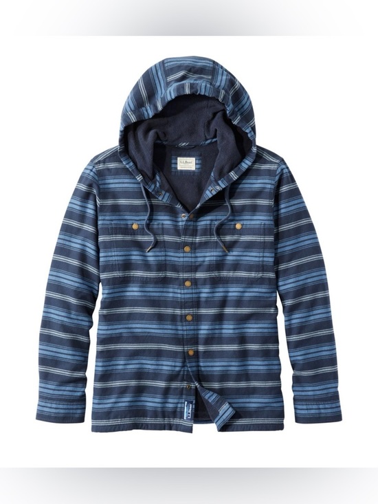 L.L. Bean Other - Men’s L.L. Bean Fleece Lined Hooded Jacket